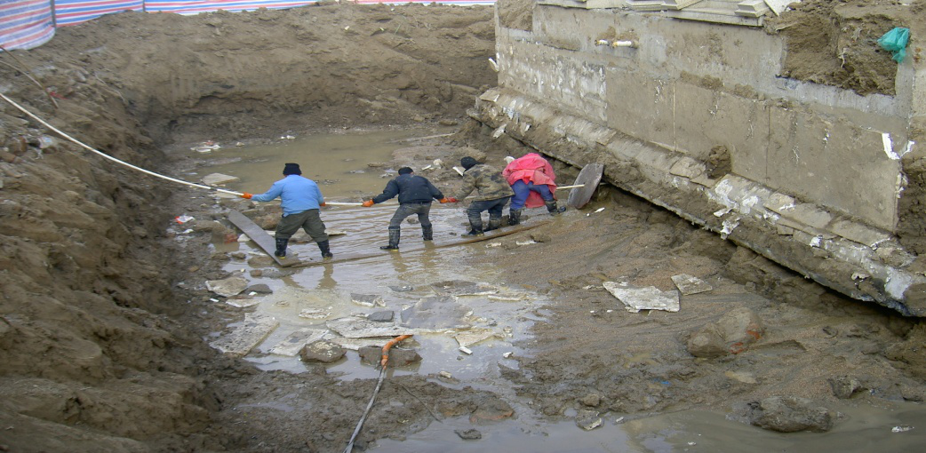 （2014年）東營(yíng)某小區(qū)5棟別墅糾傾
