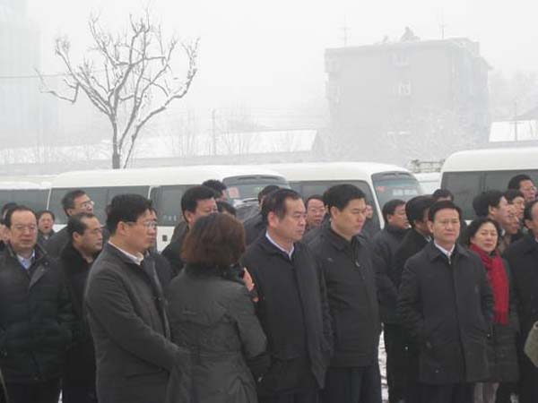 濟南市市委、市政府領導視察我院承建的歷史建筑保護工程