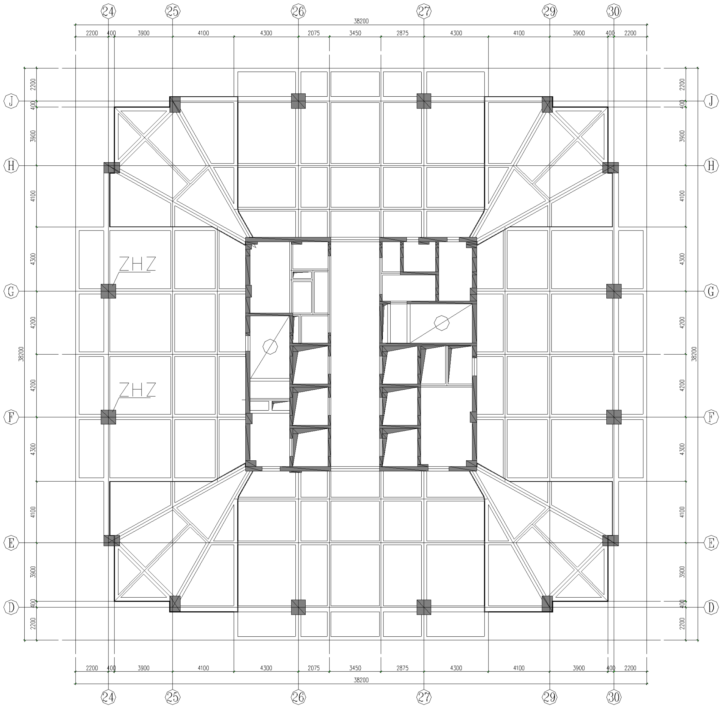 （2011年）濟(jì)南黃金時(shí)代，柱混凝土置換